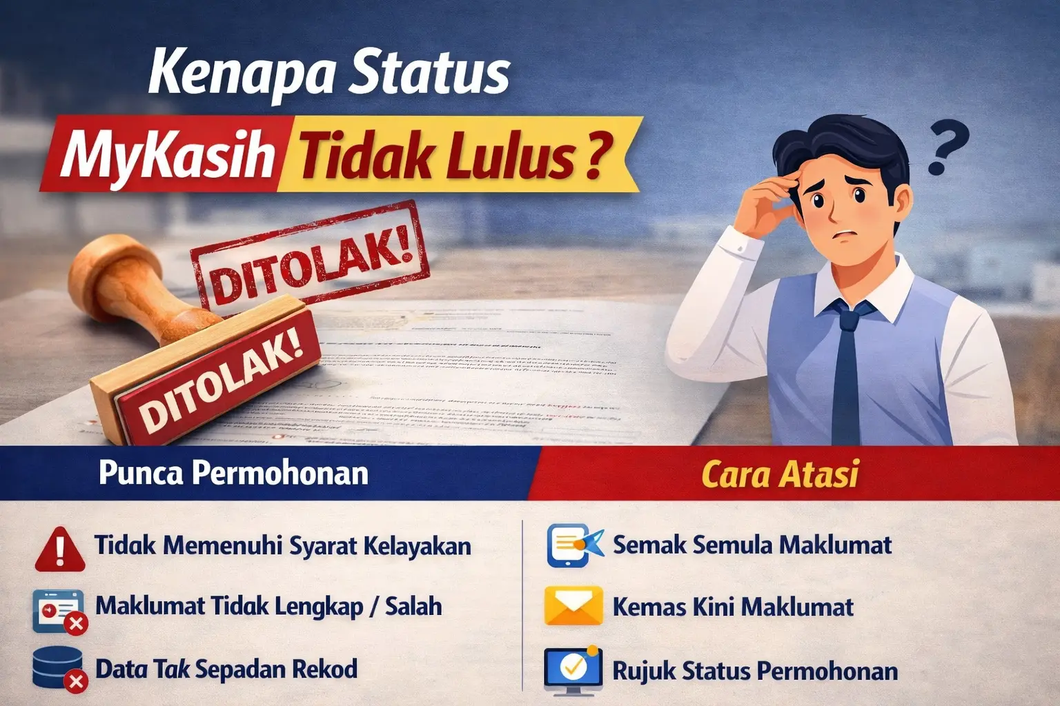 Kenapa MyKasih tidak lulus