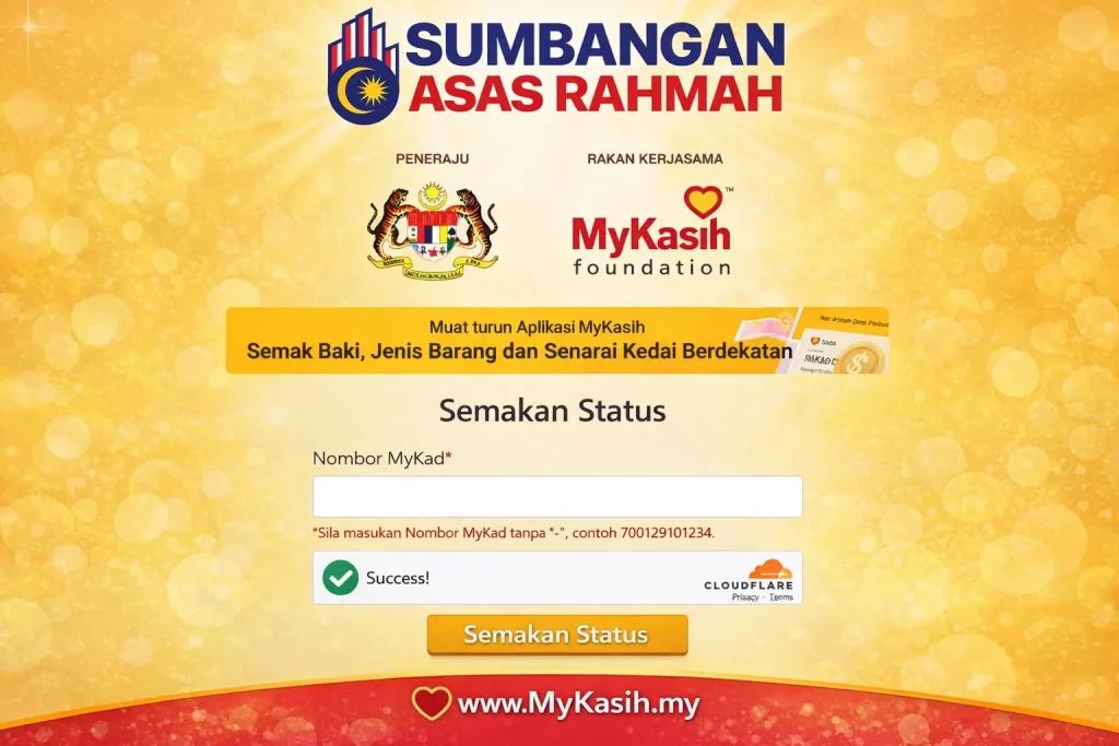 MyKasih Semakan Status