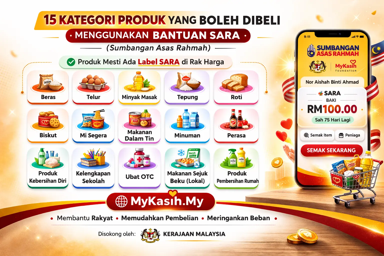 Senarai Barang MyKasih