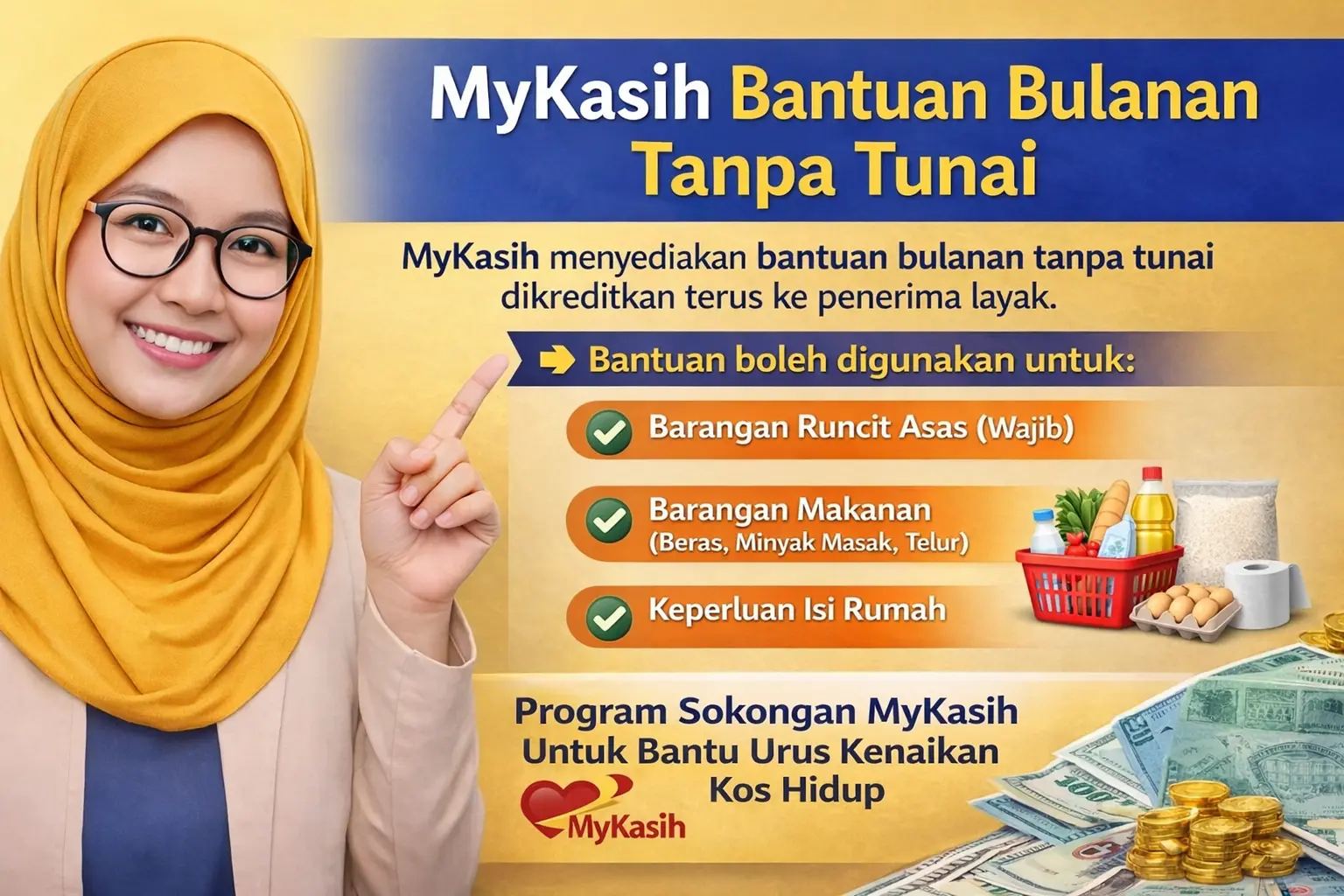 Promosi bantuan bulanan MyKasih