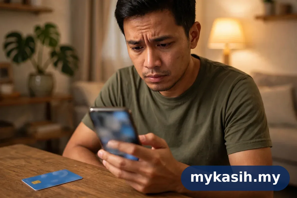 Semak status kelayakan apabila kredit SARA tidak masuk