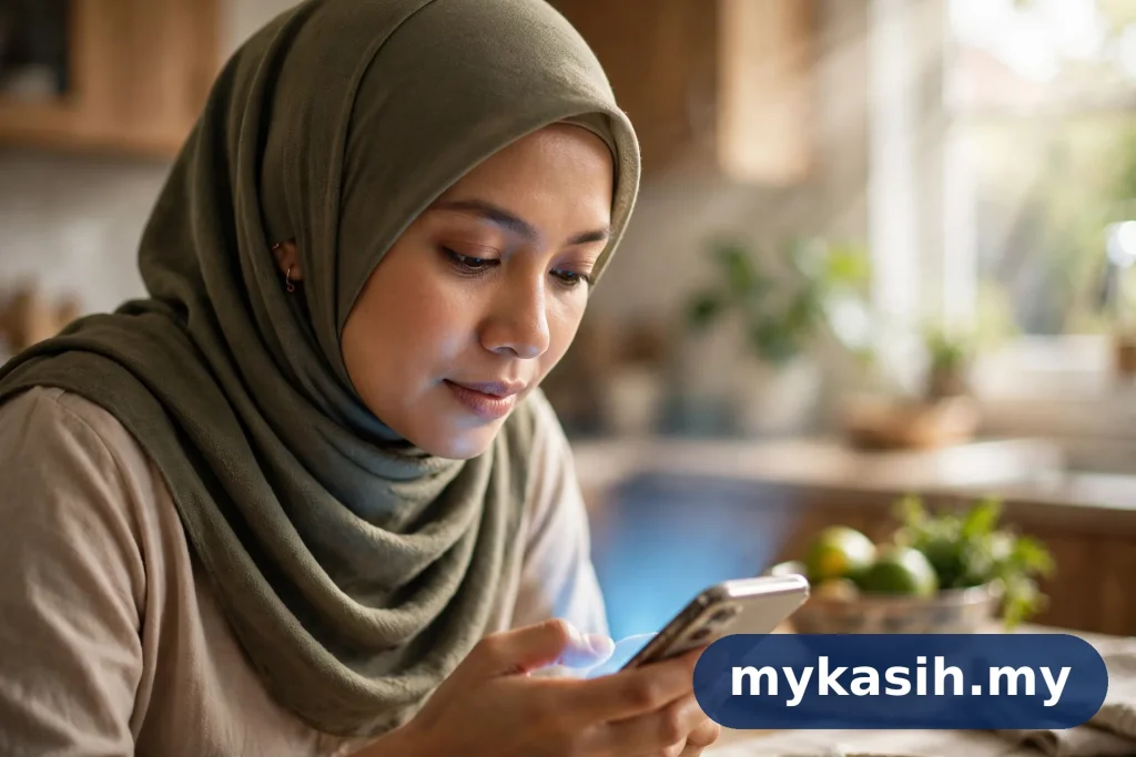 Semak status pengkreditan SARA melalui telefon pintar